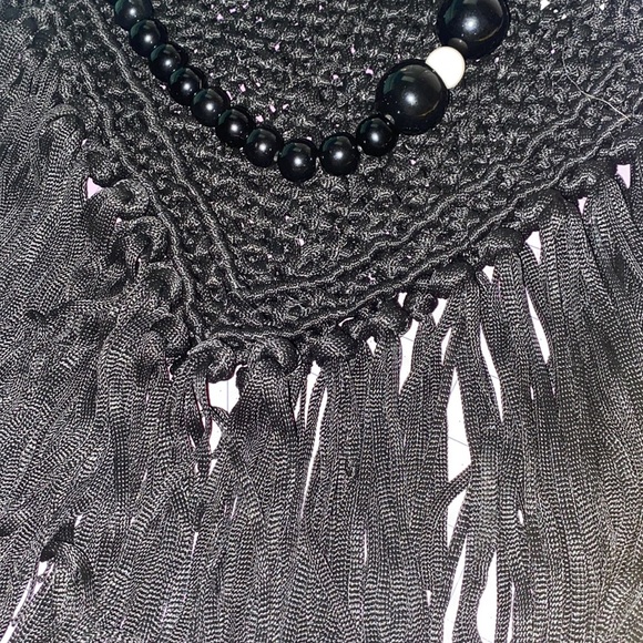 TWO NWTs crochet or knit handbags. With fringe - Picture 7 of 8